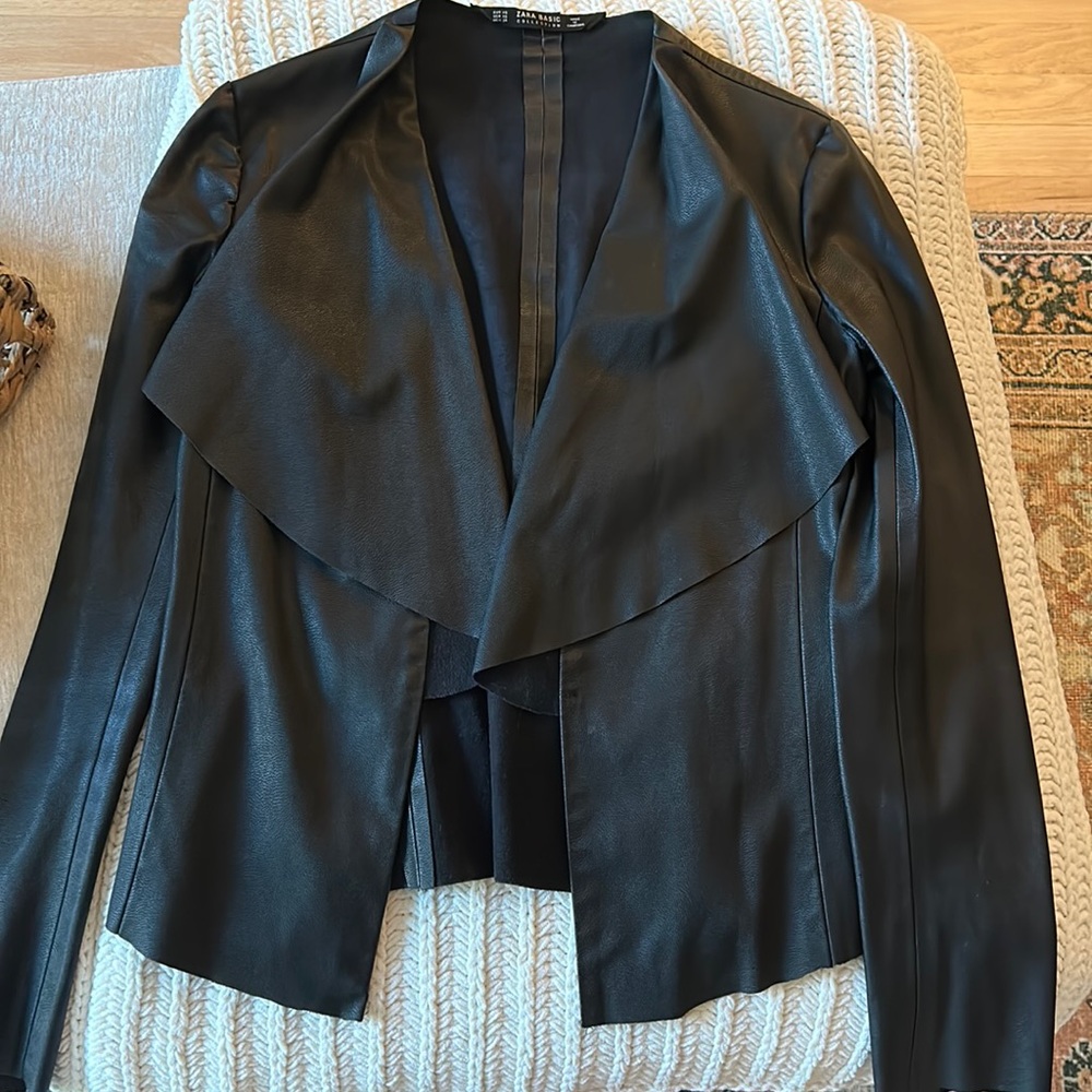 Faux leather jacket, size XS